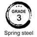 Sprng steel grade 3